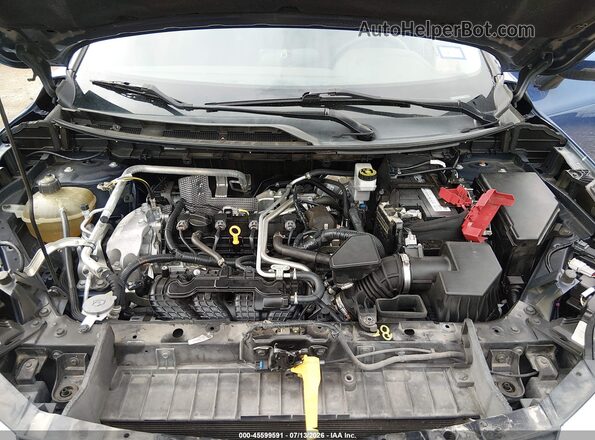 5N1AT3BAXMC759807 2021 NISSAN ROGUE Blue Rear view