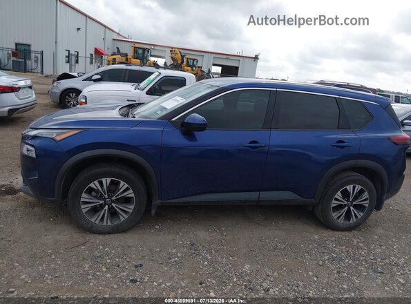 5N1AT3BAXMC759807 2021 NISSAN ROGUE Blue 360 interior view