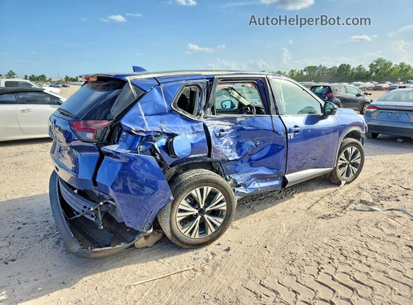 5N1AT3BAXMC768720 2021 NISSAN ROGUE Blue Rear right