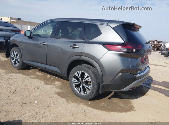 5N1AT3BAXMC813025 2021 NISSAN ROGUE Серый Задняя левая четверть