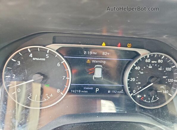 5N1AT3BAXMC821531 2021 NISSAN ROGUE Black ხელსაწყოთა პანელის ხედი