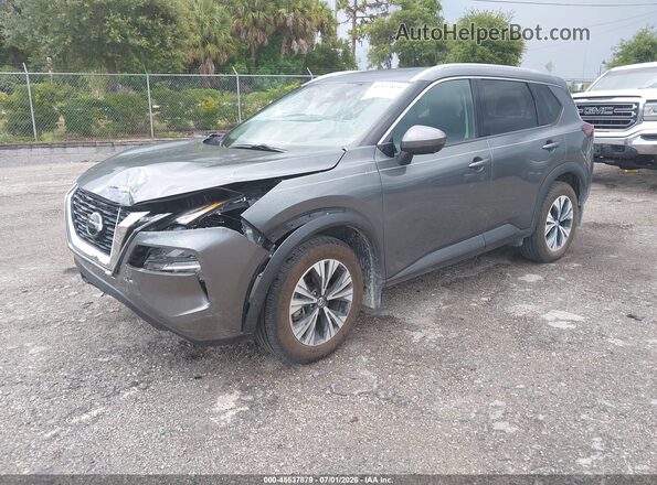 5N1AT3BAXMC824025 2021 NISSAN ROGUE Gray Front left