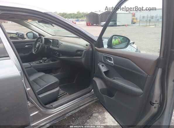 5N1AT3BAXMC824025 2021 NISSAN ROGUE Gray Front interior view