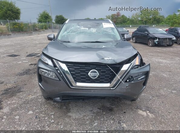 5N1AT3BAXMC824025 2021 NISSAN ROGUE Gray Instrument cluster view