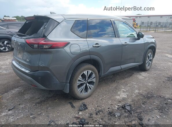 5N1AT3BAXMC824025 2021 NISSAN ROGUE Gray Rear right