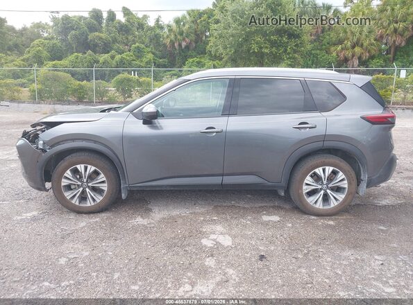 5N1AT3BAXMC824025 2021 NISSAN ROGUE Gray 360 interior view