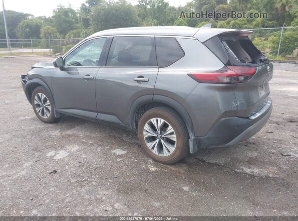 5N1AT3BAXMC824025 2021 NISSAN ROGUE Gray Rear left
