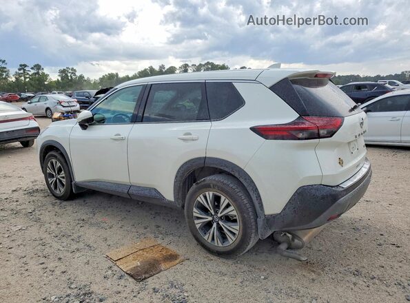 5N1AT3BAXMC824669 2021 NISSAN ROGUE White Հետևի ձախ