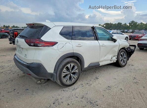 5N1AT3BAXMC824669 2021 NISSAN ROGUE White Հետևի աջ