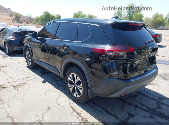 5N1AT3BAXMC835381 2021 NISSAN ROGUE Black Задня ліва чверть