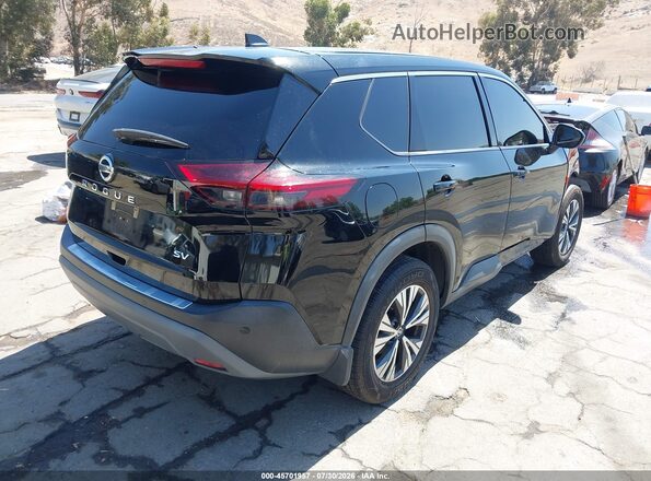 5N1AT3BAXMC835381 2021 NISSAN ROGUE Black Задня права чверть