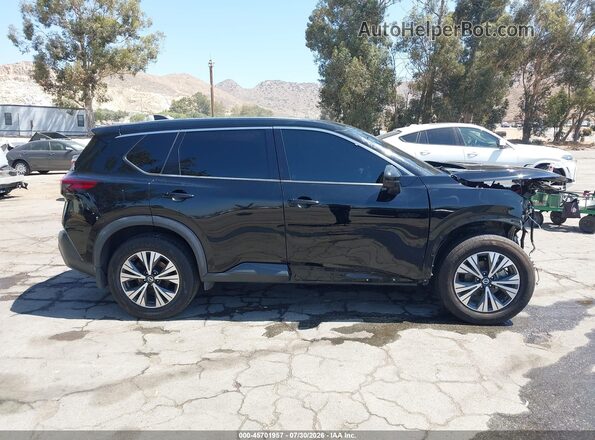 5N1AT3BAXMC835381 2021 NISSAN ROGUE Black Вид задньої частини салону