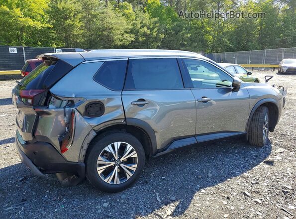 5N1AT3BB0MC677299 2021 NISSAN ROGUE Gray Tył prawy