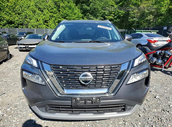 5N1AT3BB0MC677299 2021 NISSAN ROGUE Gray Widok z przodu