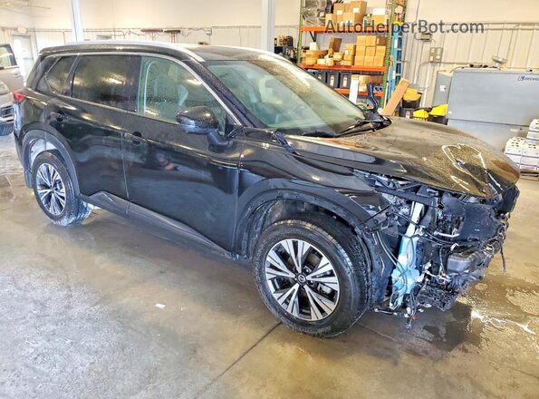 5N1AT3BB0MC705117 2021 NISSAN ROGUE Black წინა მარჯვენა