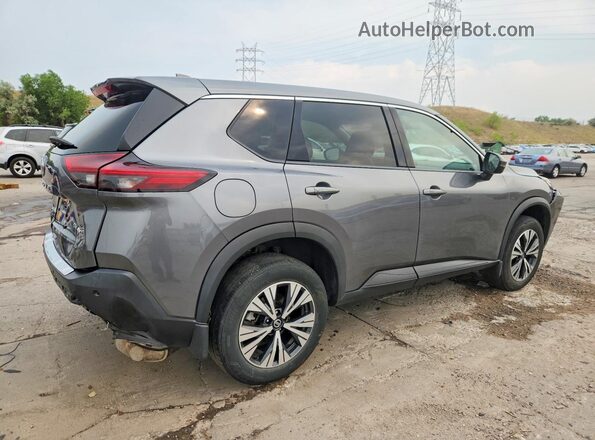 5N1AT3BB0MC720362 2021 NISSAN ROGUE Gray Հետևի աջ