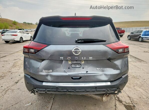 5N1AT3BB0MC720362 2021 NISSAN ROGUE Gray Հետևի տեսք