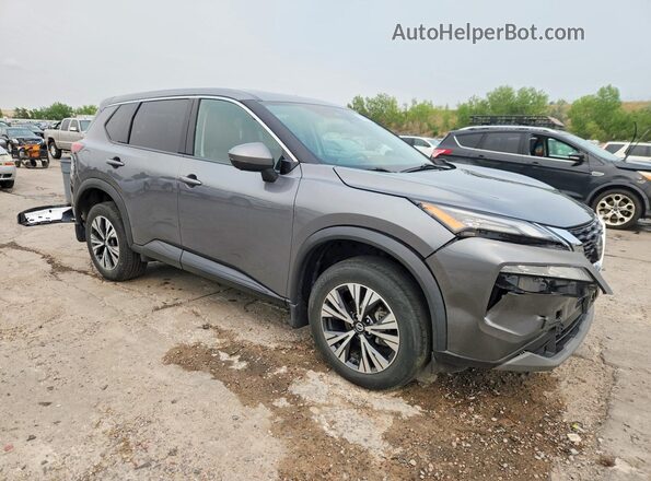 5N1AT3BB0MC720362 2021 NISSAN ROGUE Gray Առջևի աջ