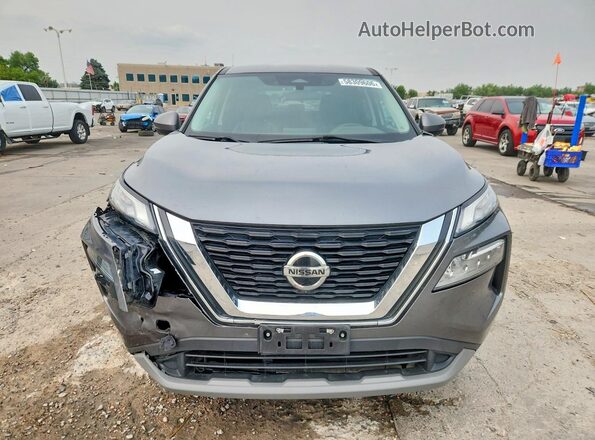 5N1AT3BB0MC720362 2021 NISSAN ROGUE Gray Դիմացի տեսք