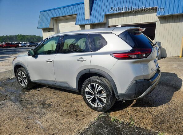 5N1AT3BB0MC724010 2021 NISSAN ROGUE Silver Հետևի ձախ