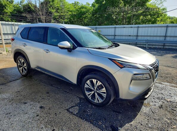 5N1AT3BB0MC724010 2021 NISSAN ROGUE Silver Առջևի աջ