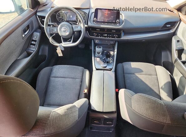 5N1AT3BB0MC724010 2021 NISSAN ROGUE Silver Առջևի վահանակի տեսք