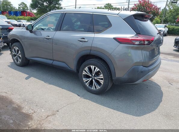 5N1AT3BB0MC735380 2021 NISSAN ROGUE Серый Задняя левая четверть