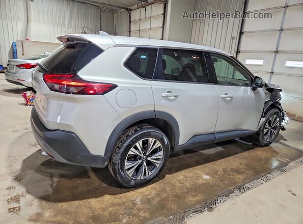 5N1AT3BB0MC767858 2021 NISSAN ROGUE Silver უკანა მარჯვენა