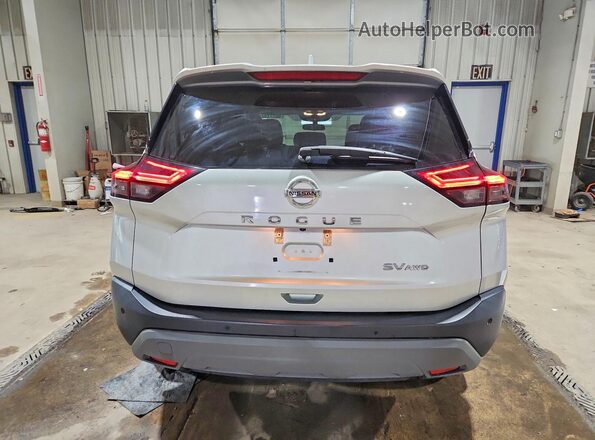 5N1AT3BB0MC767858 2021 NISSAN ROGUE Silver უკანა ხედი