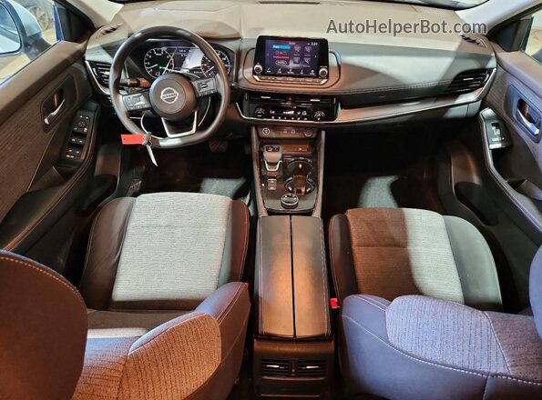 5N1AT3BB0MC767858 2021 NISSAN ROGUE Silver წინა პანელის ხედი