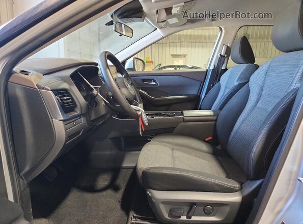 5N1AT3BB0MC767858 2021 NISSAN ROGUE Silver წინა სალონის ხედი