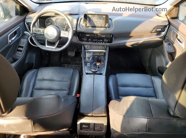 5N1AT3BB0MC782344 2021 NISSAN ROGUE Серый Вид панели приборов