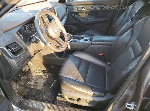 5N1AT3BB0MC782344 2021 NISSAN ROGUE Серый Вид салона спереди