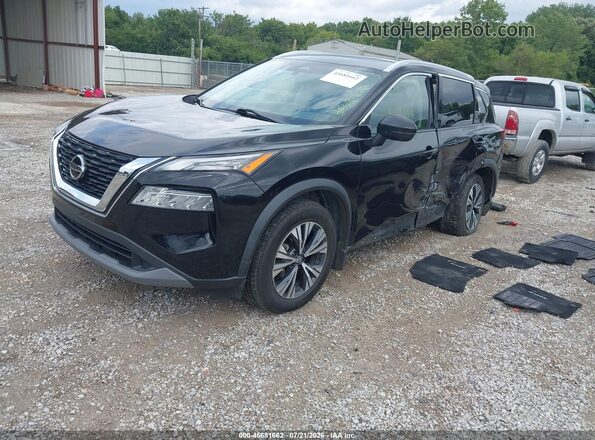 5N1AT3BB0MC822941 2021 NISSAN ROGUE Black Przód lewy