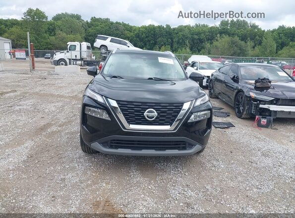 5N1AT3BB0MC822941 2021 NISSAN ROGUE Black Widok wnętrza z tyłu