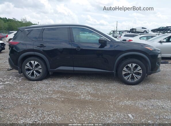 5N1AT3BB0MC822941 2021 NISSAN ROGUE Black Widok wnętrza 360 stopni