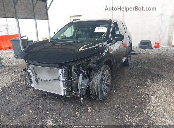 5N1AT3BB1MC689347 2021 NISSAN ROGUE Black Передня ліва чверть