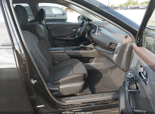 5N1AT3BB1MC689347 2021 NISSAN ROGUE Black Вид салону спереду