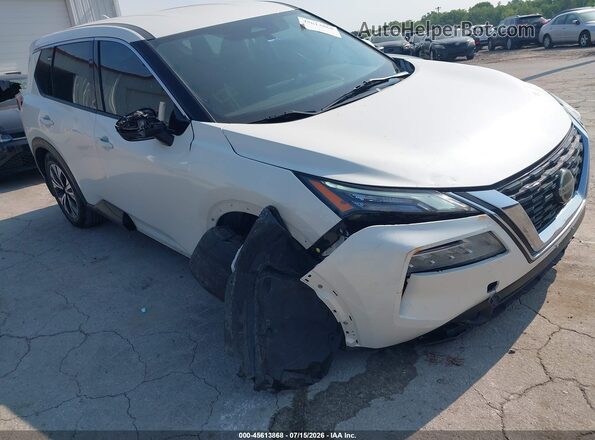 5N1AT3BB1MC755427 2021 NISSAN ROGUE White Widok z przodu