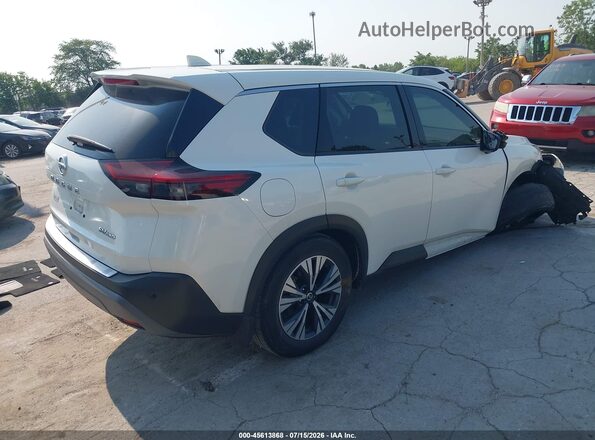 5N1AT3BB1MC755427 2021 NISSAN ROGUE White Tył prawy
