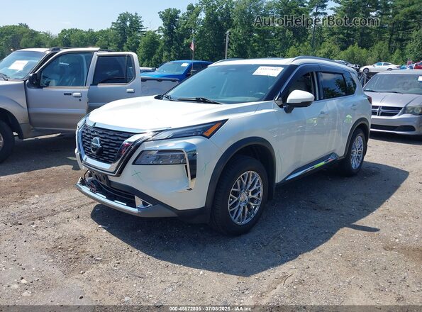 5N1AT3BB1MC759445 2021 NISSAN ROGUE Белый Передняя левая четверть