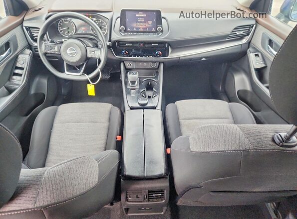 5N1AT3BB1MC815481 2021 NISSAN ROGUE Blue Vista del salpicadero