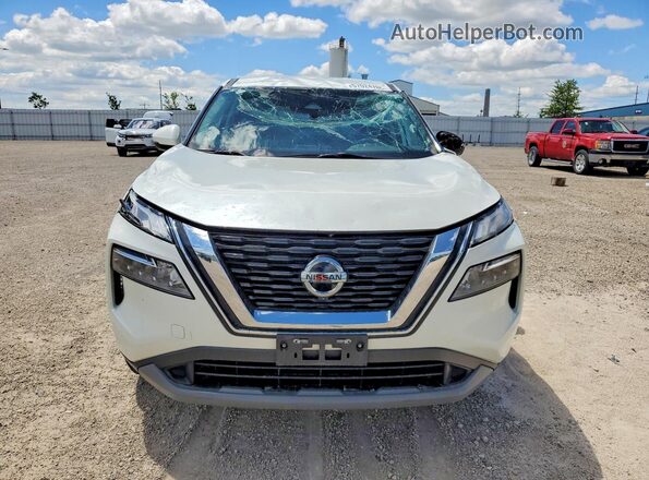 5N1AT3BB3MC807401 2021 NISSAN ROGUE White Widok z przodu
