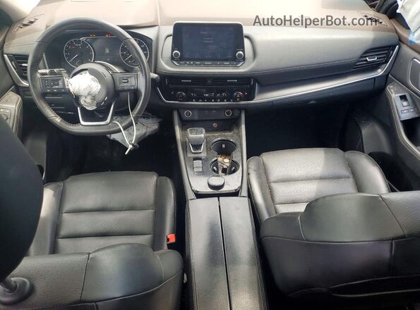 5N1AT3BB3MC811562 2021 NISSAN ROGUE Gray Widok deski rozdzielczej