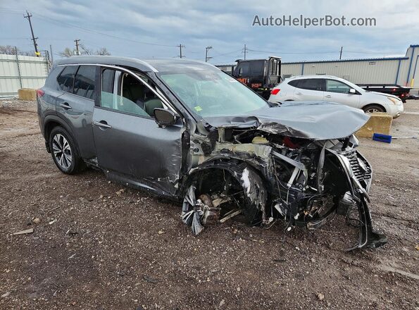 5N1AT3BB3MC811562 2021 NISSAN ROGUE Gray Przód prawy