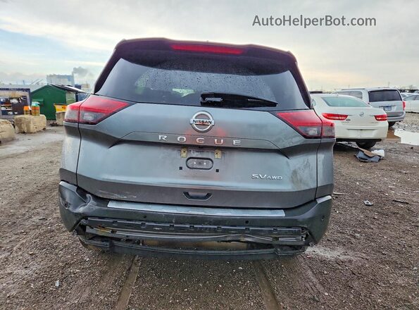 5N1AT3BB3MC811562 2021 NISSAN ROGUE Gray Widok z tyłu
