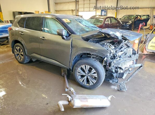 5N1AT3BB3MC823193 2021 NISSAN ROGUE Gray Առջևի աջ