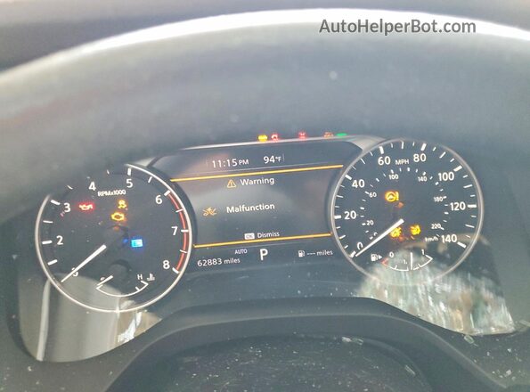 5N1AT3BB3MC823193 2021 NISSAN ROGUE Gray Սարքավորումների վահանակի տեսք