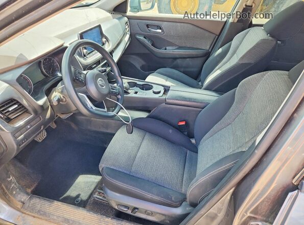 5N1AT3BB4MC682201 2021 NISSAN ROGUE Gray Вид салону спереду