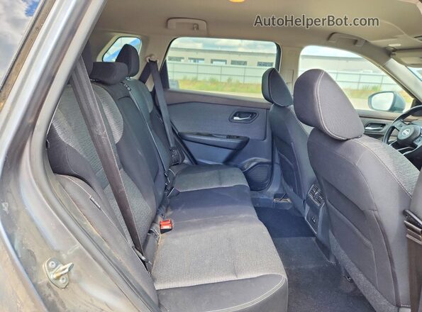 5N1AT3BB4MC682201 2021 NISSAN ROGUE Gray Вид задньої частини салону